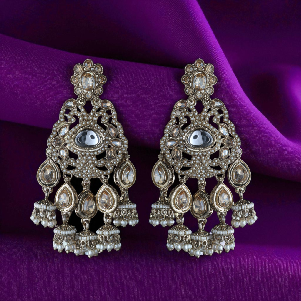 woemiya Gold-Plated Alloy Earrings