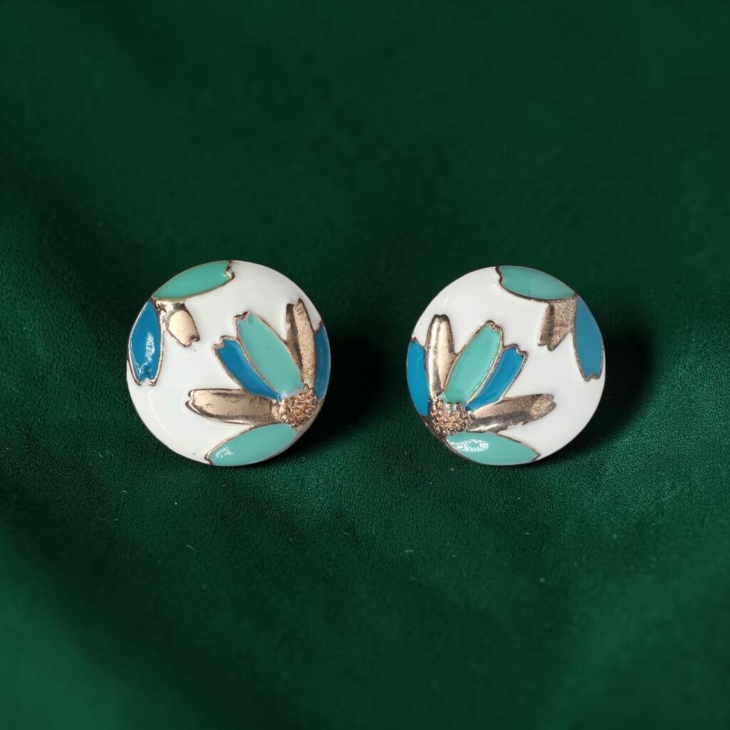 Small Summer Flower Stud Earring